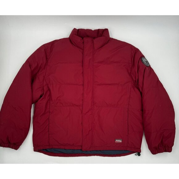 Eddie Bauer Other - Eddie Bauer Mens Red Goose Down Puffer Coat XL Everest WeatherEdge 80th Annivers